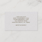 Trading Graph Gold Coins Händler Modernes Beruflic Visitenkarte (Rückseite)