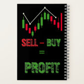 Trading Journal Notebook - Japanischer Candlestick Notizblock (Rückseite)