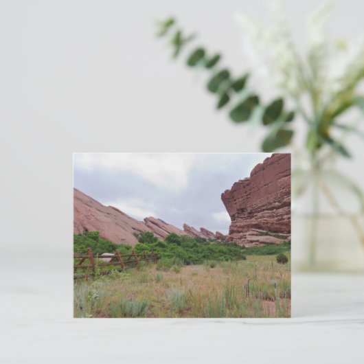 Trading Post Trail Rock Sehenswürdigkeiten Postkarte (Stehend Vorderseite)