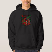 Trading Psychology Brain Anatomy Chart Pattern Hoodie (Vorderseite)