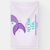 Trading Schwanz For Veil Mermaid Junggeselinnen-Ab Banner (Vertikal)