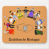 Tradition der Bretagne, Frankreichs Mousepad (Vorne)