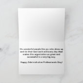 Tradition des Verwaltungstages Karte (Innenseite)