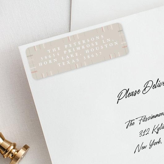 Tradition Kariert gemütliche Cabin Forest Beige We