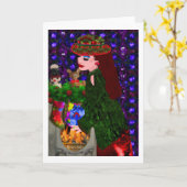 Tradition LeeMarie kreatives Design Karte (Gelbe Blume)