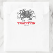 TRADITION OVALER AUFKLEBER (Tasche)