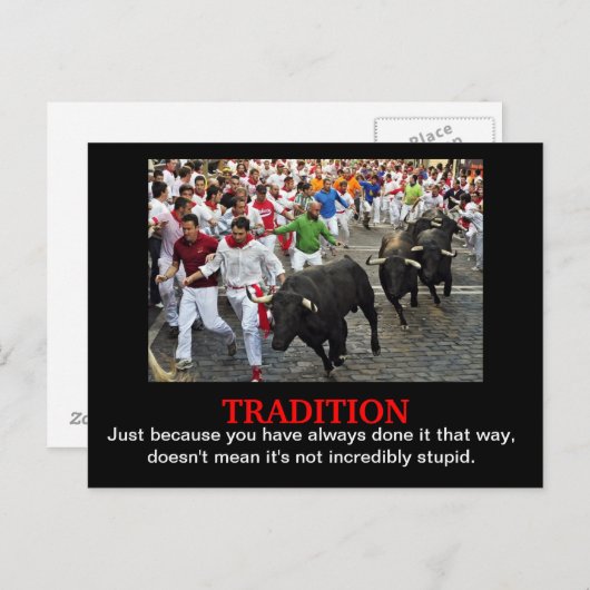 Tradition Postkarte (Vorne/Hinten)