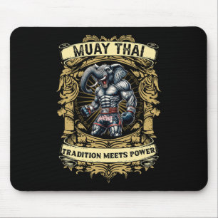 Tradition trifft auf Kraft - Kickboxen und Muay Th Mousepad