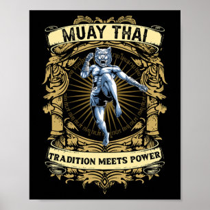 Tradition trifft auf Kraft - Kickboxen und Muay Th Poster