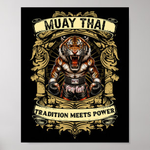 Tradition trifft auf Kraft - Kickboxen und Muay Th Poster