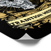 Tradition trifft auf Kraft - Kickboxen und Muay Th Poster (Ecke)