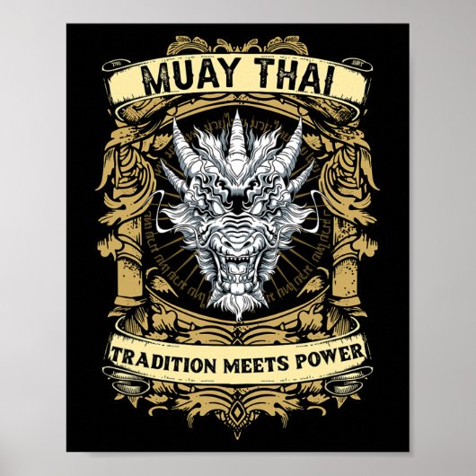 Tradition trifft auf Kraft - Kickboxen und Muay Th Poster (Vorne)