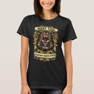 Tradition trifft Kraft - Kickboxen und Muay Thai F T-Shirt