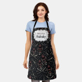 Traditional Barber Tools Classic Grooming Schürze (Getragen)