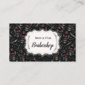 Traditional Barber Tools Classic Grooming Visitenkarte (Vorderseite)