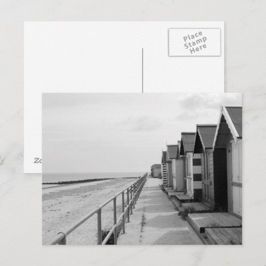 Traditional Beach Huts Postkarte (Vorne/Hinten)