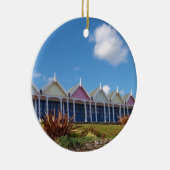 Traditional British Beachhuts Keramik Ornament (Rechts)