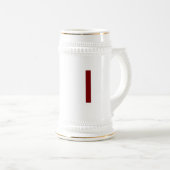 traditional ceramic beer stein bierglas (VorderseiteRechts)