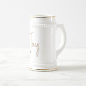 traditional ceramic beer stein bierglas (VorderseiteRechts)