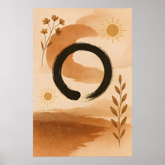 Traditional Chines Boho Art Poster (Vorne)