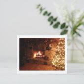 TRADITIONAL CHRISTMAS FEIERTAGSPOSTKARTE (Stehend Vorderseite)