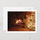 TRADITIONAL CHRISTMAS FEIERTAGSPOSTKARTE (Vorne/Hinten)