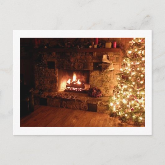 TRADITIONAL CHRISTMAS FEIERTAGSPOSTKARTE (Vorderseite)