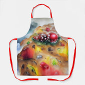 Traditional Christmas Holiday Fruit Cake Schürze (Vorderseite)