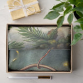 Traditional Christmas lantern holly tissue paper Seidenpapier (Geschenk)