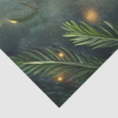 Traditional Christmas lantern holly tissue paper Seidenpapier (Ausschnitt)