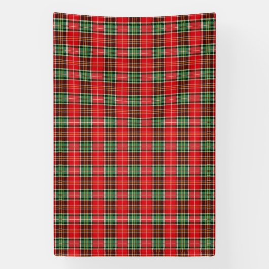 Traditional Christmas Plaid Banner (Vertikal)