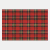 Traditional Christmas Plaid Geschenkpapier Set (Vorderseite 2)