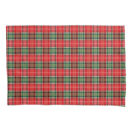 Traditional Christmas Plaid Kissenbezug (Vorderseite)