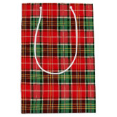 Traditional Christmas Plaid Mittlere Geschenktüte (Vorderseite)