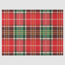 Traditional Christmas Plaid Seidenpapier