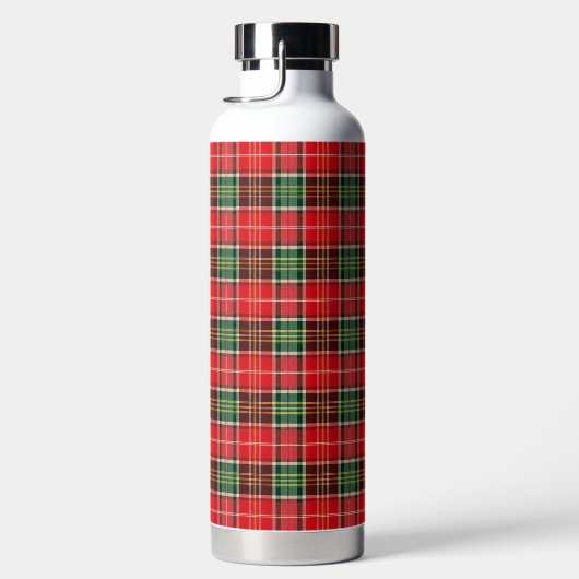 Traditional Christmas Plaid Trinkflasche (Rechts)