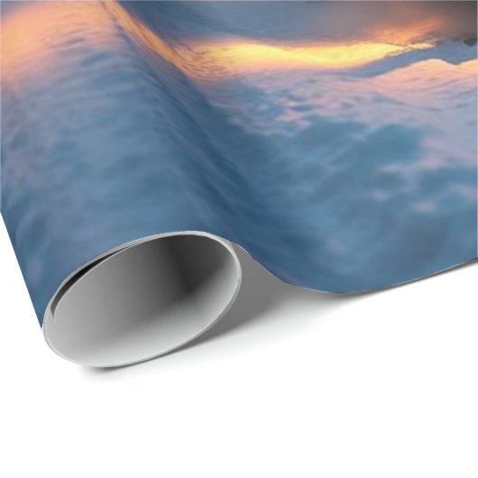 Traditional Christmas Steam Train Winter Landscape Geschenkpapier (Rolleneckpunkt)