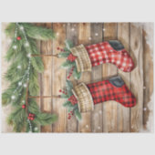 Traditional Christmas  tissue paper watercolor Seidenpapier (Vorderseite)