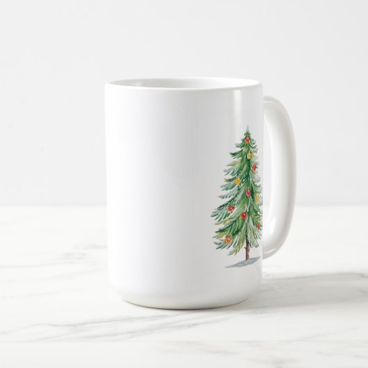 Traditional Christmas Tree Mug Kaffeetasse (VorderseiteRechts)