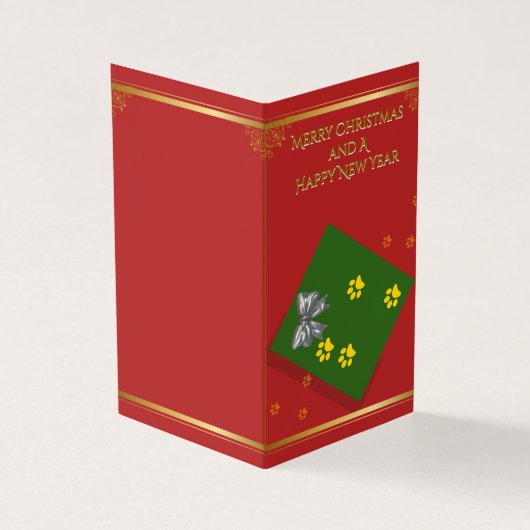Traditional Christmas Wishes-Folded Card (Vorderseite)