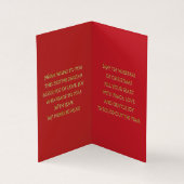 Traditional Christmas Wishes-Folded Card (Innenseite)