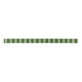 Traditional Dark Green and White Striped Patter Satinband (Vorderseite)