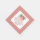 Traditional Farm Theme Birthday Paper Plates Serviette (Ecke)