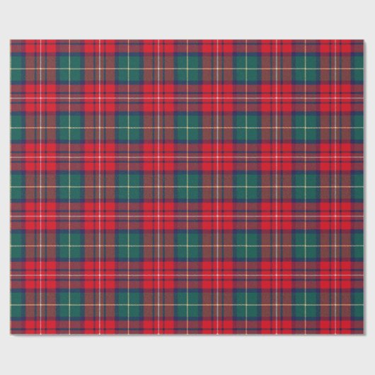 Traditional Festive Tartan Geschenkpapier (Flach)