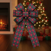 Traditional Festive Tartan Satinband