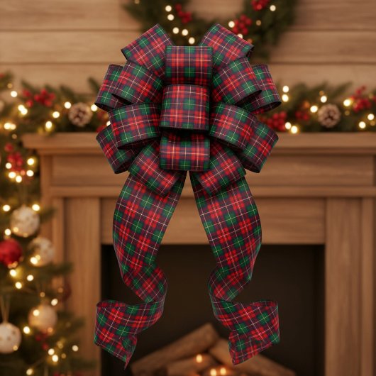 Traditional Festive Tartan Satinband