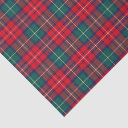 Traditional Festive Tartan Seidenpapier (Detail)