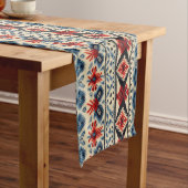 Traditional Folk Embroidery Stripe  Pattern Kurzer Tischläufer (Beispiel)