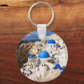 Traditional Greek Houses Schlüsselanhänger (Vorderseite)