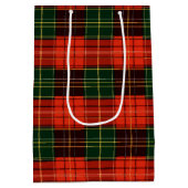 Traditional Holiday Plaid Mittlere Geschenktüte (Rückseite)